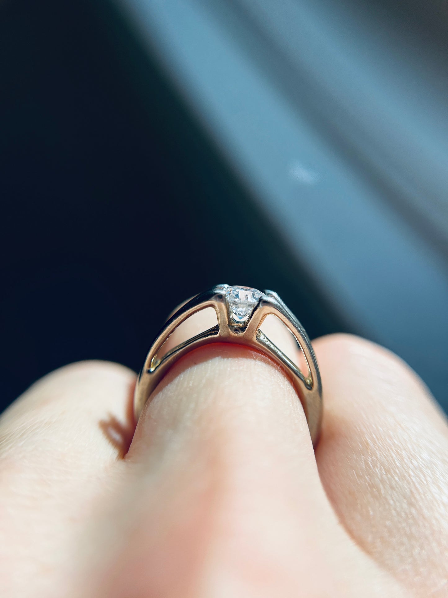 The Modern Diamond Solitaire Ring