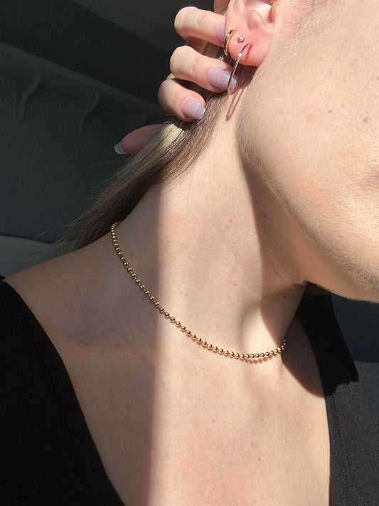 The Gold-Filled Thin Hoops