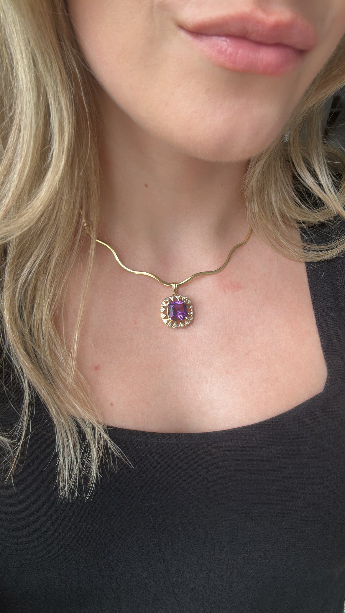 The Sunburst Pendant - by Gem du Jour