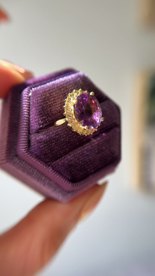 The Wave Amethyst Ring - by Gem du Jour