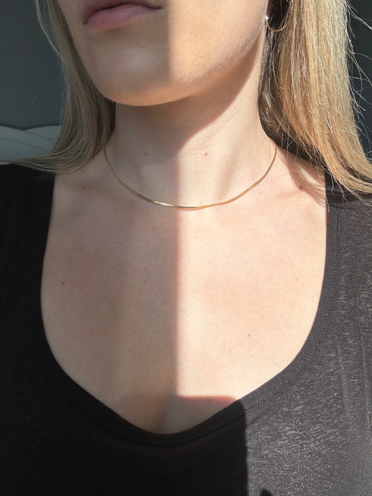 The Gold-Filled Serpentine Chain