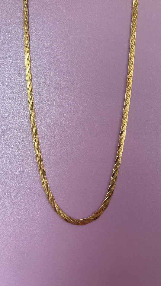 10k Braided Herringbone Chain
