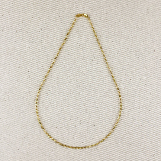 18k Gold Filled 2.5mm Rolo Chain