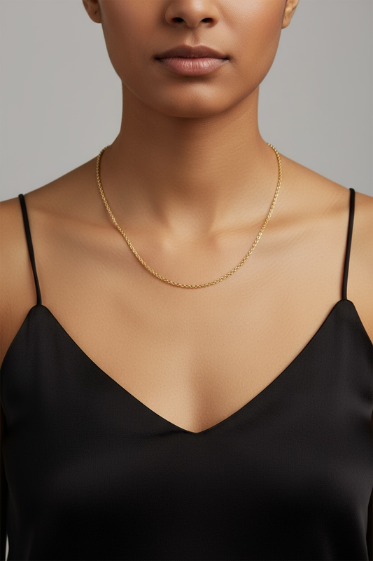 18k Gold Filled 2.5mm Rolo Chain
