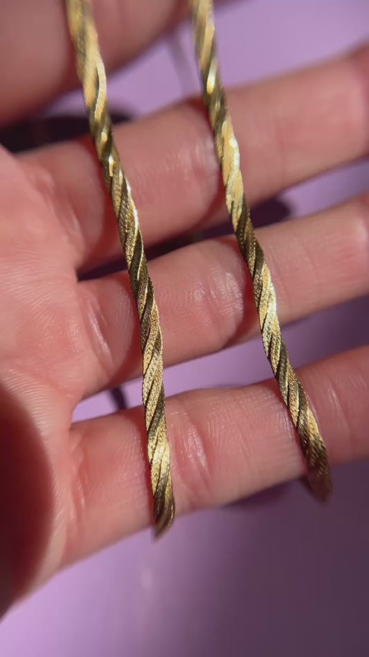 10k Braided Herringbone Chain