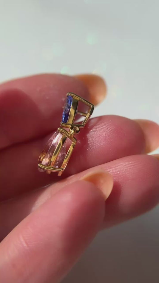 The Double Pear Pendant - by Gem du Jour
